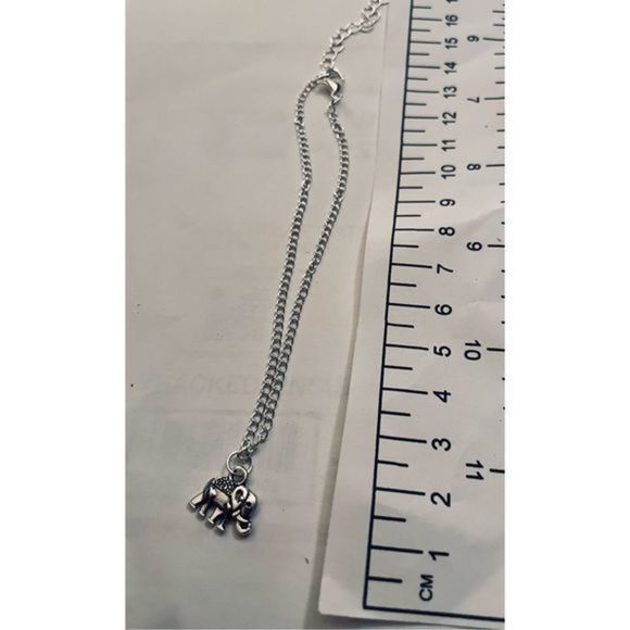 Silver ELEPHANT BRACELET OR ANKLET - Picture 4 of 4